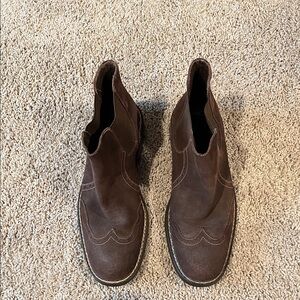 Hush Puppies Oliver Dark Brown Suede Boots